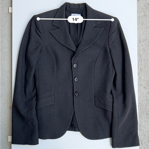 Armani Collezioni Vintage Y2K Fitted Blazer - Office Siren Corpcore Boardroom - Picture 13 of 15